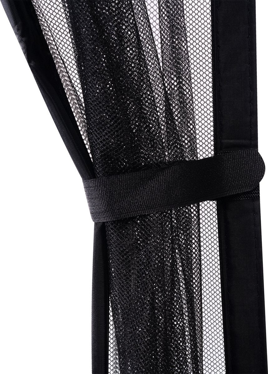 O'DADDY® Rideau de porte - Rideau anti-mouches - Magnétique - Moustiquaire de porte Deluxe 92 x 230 cm - Noir Hor - Rideaux de porte