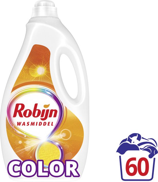 Robijn - Lessive liquide - Couleurs - 60 lavages