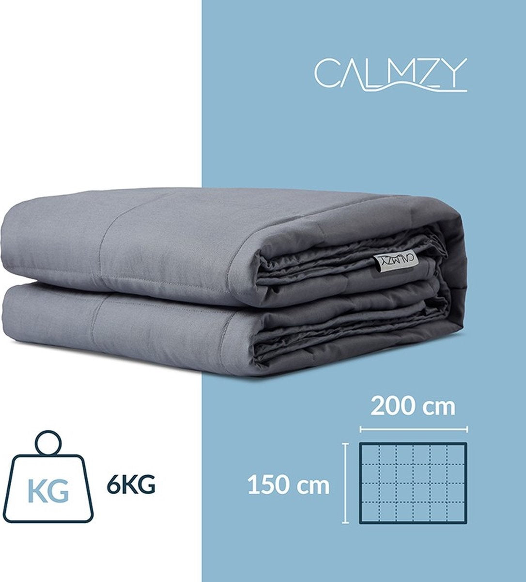 Calmzy Blackout Rug Bundle 7 kg - - Tapis d'occultation et housse de tapis d'occultation - 150 x 200 cm - Charcoal
