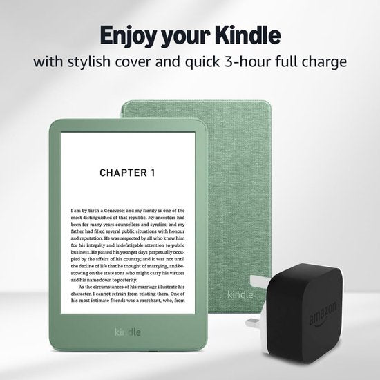Liseuse Amazon Kindle 16 Go Wi-Fi, verte