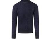 McGregor Cable Crew Neck Sweater Navy - Taille S - Bleu foncé