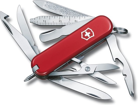 Couteau de poche Victorinox Mini-Champ - 16 fonctions - Rouge