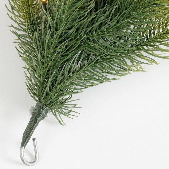 Black Box Trees Nagoya : guirlande lumineuse à LED - Décoration de Noël pour créer une ambiance chaleureuse - Guirlandes de Noël avec 30 LED blanc chaud - Décoration d'intérieur - 180 x Ø20 cm - Vert