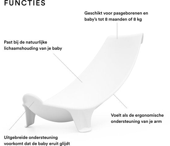 Stokke Flexi Bath pour nouveau-nés - Support blanc