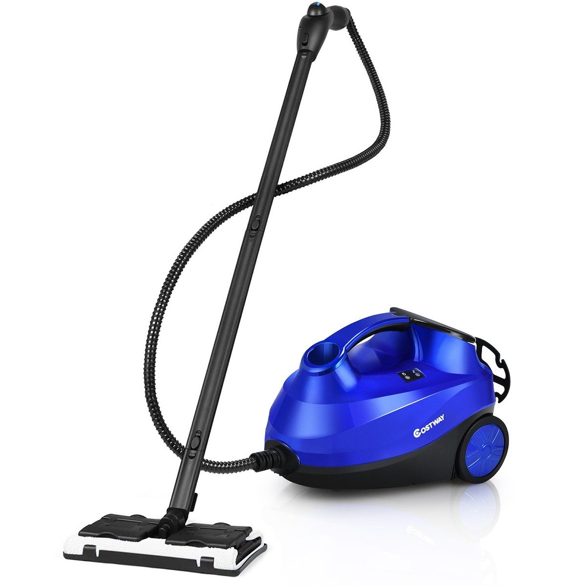 Nettoyeur vapeur Coast - 19 accessoires - 2 000 W - grand réservoir - bleu