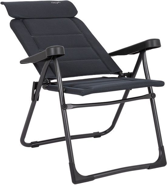 Crespo - Chaise pliante - AP/213 - Air-Deluxe - Extra compacte - Gris - Modèle 2025