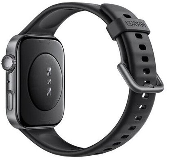 HUAWEI WATCH FIT 4 - Bracelet en fluorélastomère noir - Design ultra-fin | Modes sport avancés | Jusqu'à 10 jours d'autonomie | Compatible avec iOS et Android