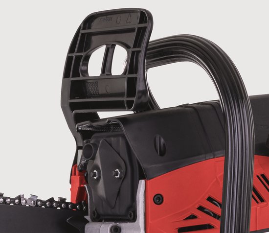 Tronçonneuse à essence Scheppach CSP560s - 56 cm³, 2 temps - 2 300 W - réservoir de 0,55 L - lame de 51 cm - lunettes de sécurité et protections auditives incluses