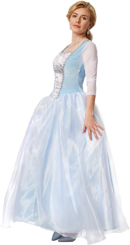 Dressforfun Robe de princesse ornée Cendrillon - XXL - Costume carnaval - Halloween - Dress up - Party wear - Party wear - Party wear