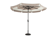 Parasol Hartman Tubb Ø 300 cm – Couleur sable – Avec manivelle – Réglable de manière flexible – UPF 50+