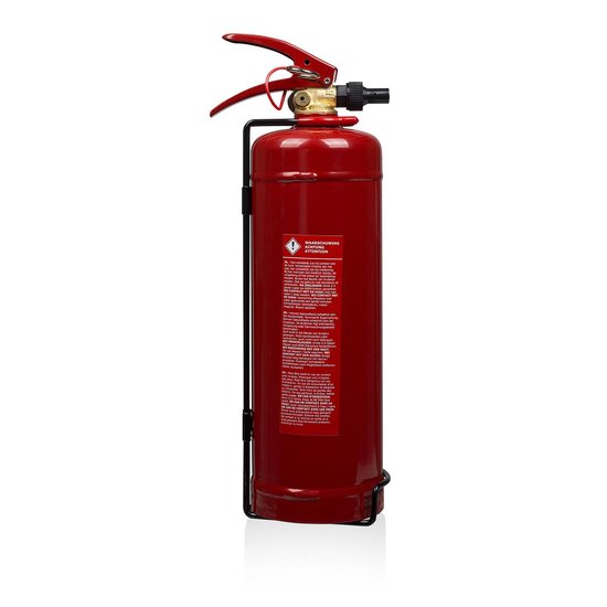 Smartwares 10.014.97 Extincteur - 2 litres - Mousse - Avec support de suspension - Classe de feu AB - Certifié BSI