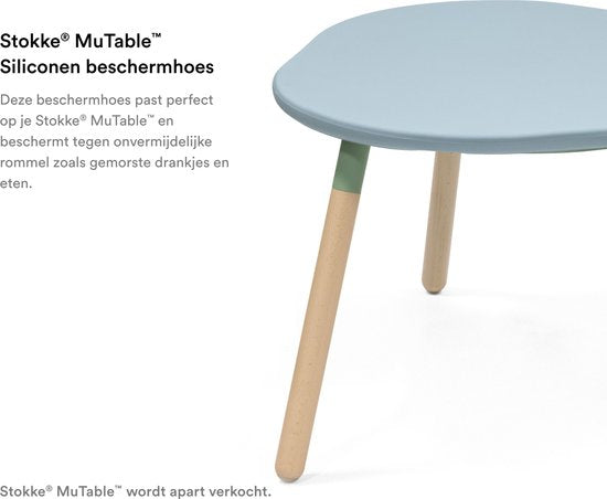 Housse en silicone Stokke® MuTable™ V2 - Bleu ardoise