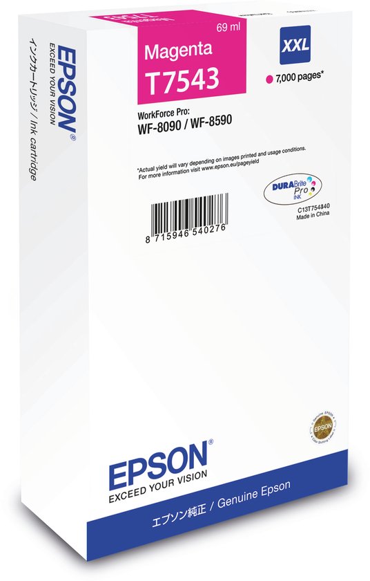 Epson T7543 - Cartouche d'encre / Magenta