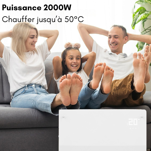Ventilateur colonne - Auronic 50W – 3 vitesses, 3 modes, télécommande – Silencieux 45 dB – 74 cm