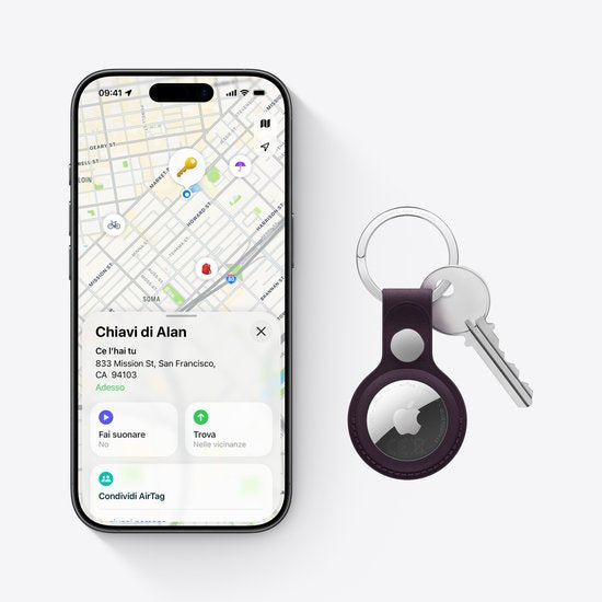 Apple AirTag - 2e génération (2026) - 1 pièce