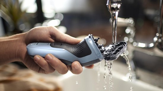 Philips Shaver 3000X X3003/00 – Rasage à sec et sous l'eau - Rasoir pour homme - Avec tondeuse – Bleu