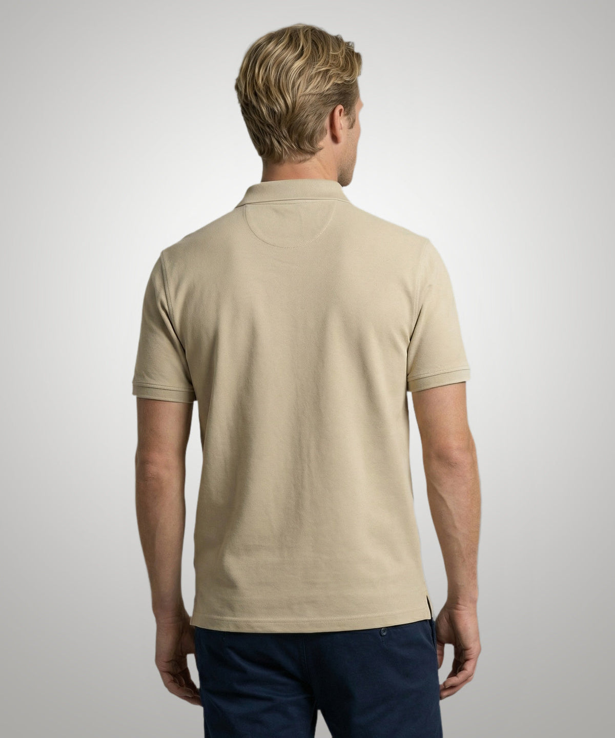 Polo McGregor Classic, coupe classique - 100 % coton - manches courtes - couleur sable - taille M