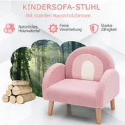 Coast Gededed Child Sofa with fixed wood legs Fauteuil pour enfants Pink