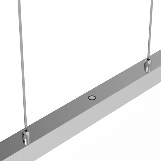 Lampe suspendue minimaliste en acier Danske 2745ST - 114 cm, extensible, hauteur réglable - Mexlite