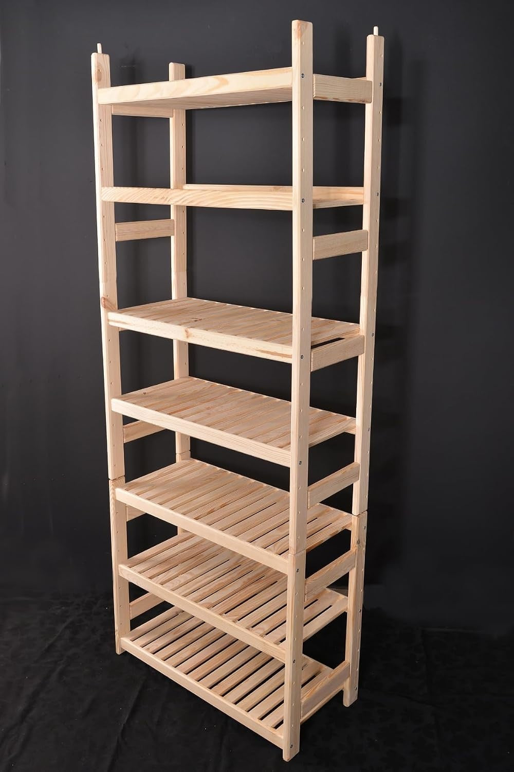 Stolarstwo Wochnik S.C. Étagère de rangement en bois - 3 tablettes - Pin