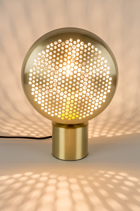 Zuiver Gringo Lampe à poser - Rond - 1,50 m Longueur du cordon - 230 V - 22,50 x 12 x 30,50cm - 4 W par point lumineux