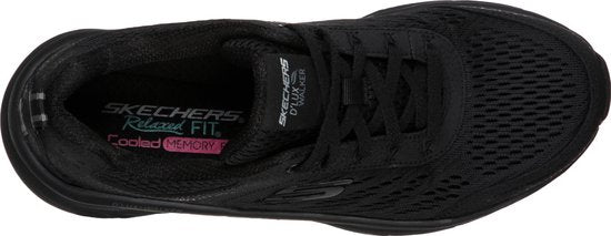 Baskets Skechers D'Lux Walker-Infinite Motion pour femme - Noir