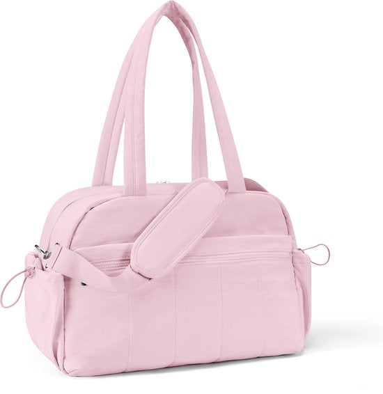Skycases Weekend Bag - Article personnel - Bagage à main pour Ryanair et Transavia - Imperméable et spacieux - Compartiments intelligents - Idéal pour le voyage et l'utilisation quotidienne - Rose