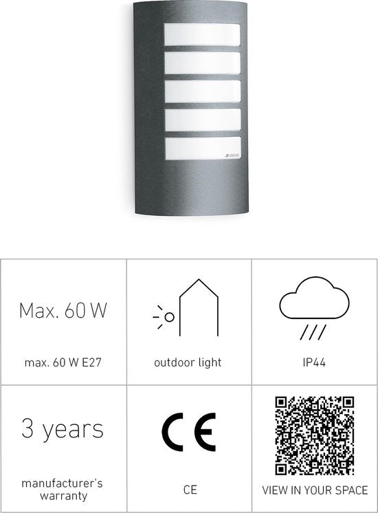 Lampe d'extérieur à capteur Steinel L 12 M an - 069155