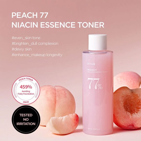 Anua - Tonique à l'essence de niacine Peach 77 - 250 ml