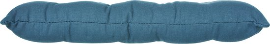 Coussin de jardin Atmosphera - bleu indigo - coton - 36 x 36 x 4 cm - coussin d'assise