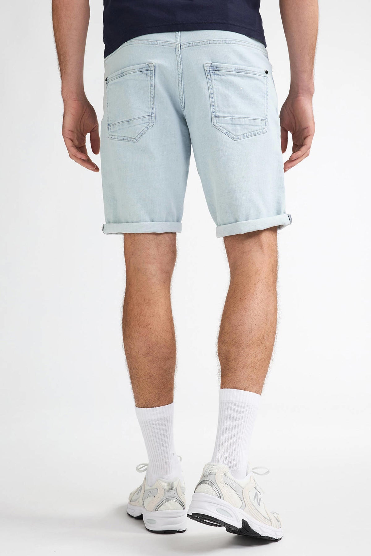 Short en denim classique Petrol Industries pour homme, taille 2XL – Light Stone – Coton et élasthanne