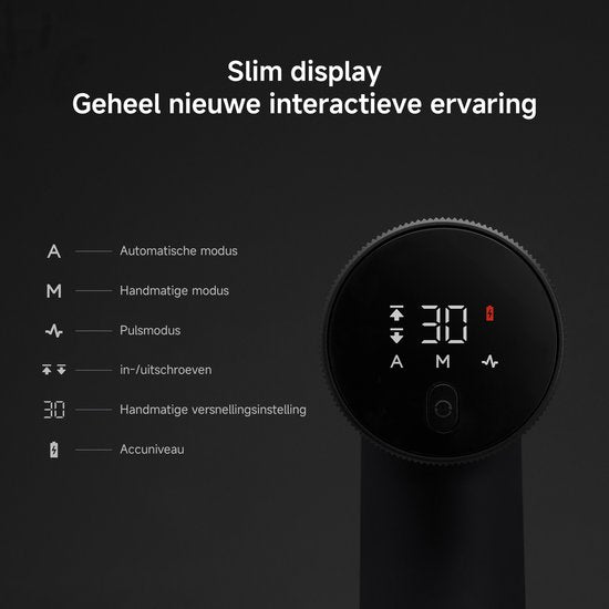 Perceuse sans fil sans balais Xiaomi 12 V Max | Perceuse sans fil 12 V | 30 Nm | 1 400 tr/min | 30 niveaux de couple | Écran intelligent | USB-C