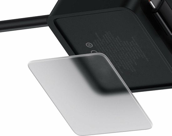 Station de recharge rapide Baseus GaN 65 W avec prises CA/USB-C/USB-A, noire