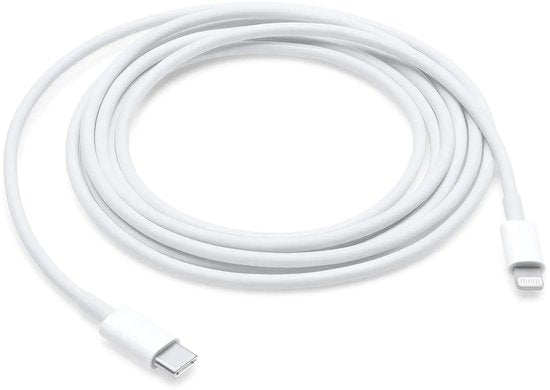 Apple - Câble de recharge Lightning - USB-C vers Lightning - 2 m - Blanc