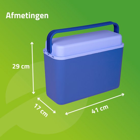 Bo-Camp - Glacière de voiture - Arctique - Bleu - Polyéthylène - 12 litres