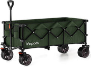 LifeGoods Wagon - XXL - pliable - 300L - 150KG de capacité de charge - vert