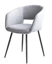 Vince Design Boden Chaise de salle à manger 55x55x78 cm - Gris clair