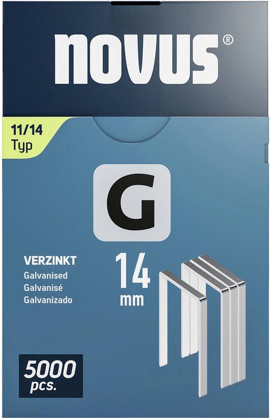 Novus Sans fil plat G 11/14 mm (5 000 pièces)