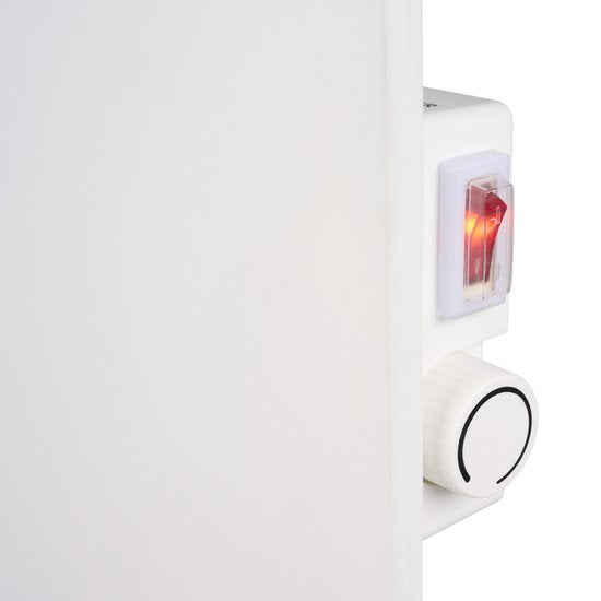 Radiateur à panneaux infrarouges Tristar KA-5090 - 425 watts - Thermostat réglable - Indice de protection IP44 (résistant aux éclaboussures) - Blanc