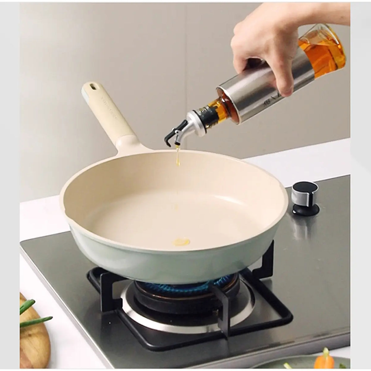 Poêle COOKER KING - 24 cm - revêtement antiadhésif en céramique et titane
