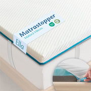 Ella Topper 160x210 cm - Matelas Topdekmatras - Surmatelas en mousse à mémoire de forme infusée de gel et mousse Aircell - fermeté moyenne