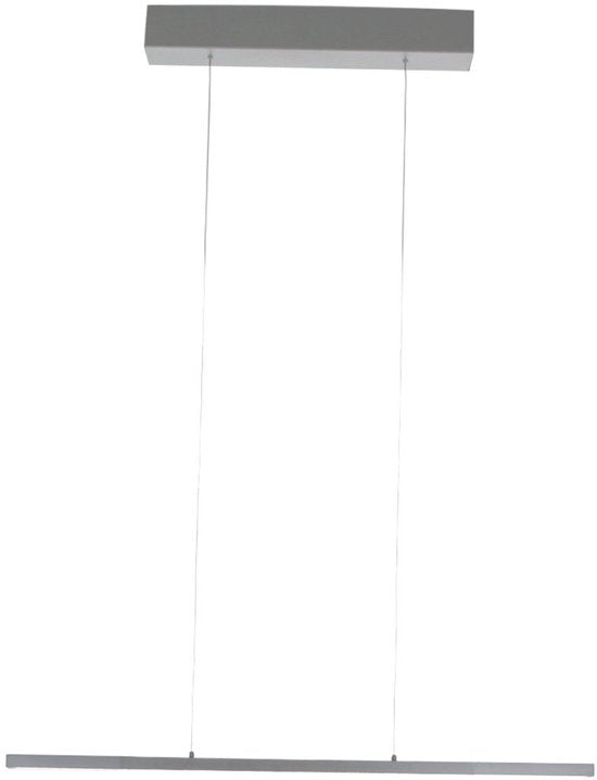 Suspension Bande 4906ST couleur acier, hauteur réglable de 50 à 125 cm, style moderne, avec composants électroniques et éléments métalliques, marque Steinhauer