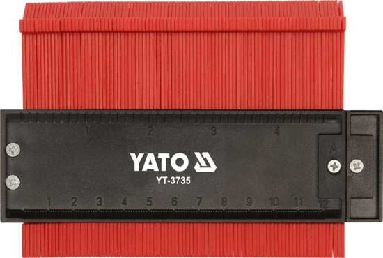 Outil de marquage Yato - Gabarit pour profilés - 12,5 cm - Avec aimant