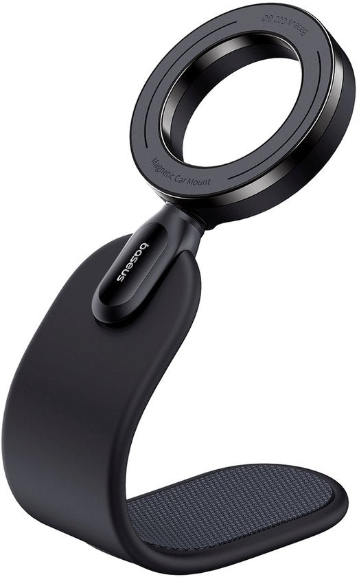 Baseus C02 Go - Support magnétique pour téléphone à fixer sur le tableau de bord - Compatible avec MagSafe - Pliable - Réglable - Noir