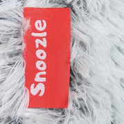 Snoozle Donut Hondenmand - Zacht en Luxe Hondenkussen - Wasbaar - Fluffy - Hondenmanden - 70cm - Licht Grijs