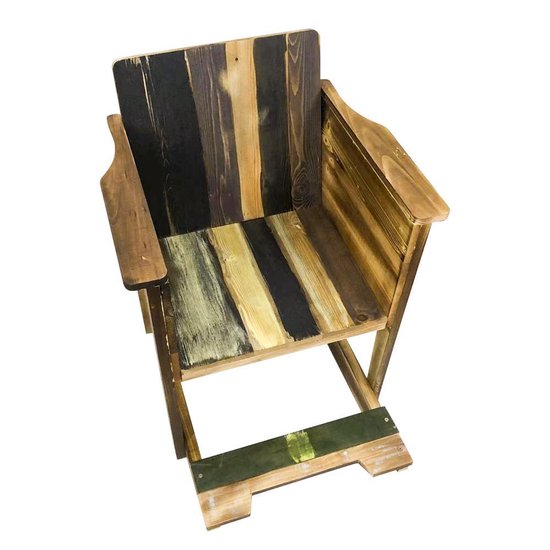 Chaise à bascule pour enfants Scrapie - scrapwood recyclé scrapwood design style
