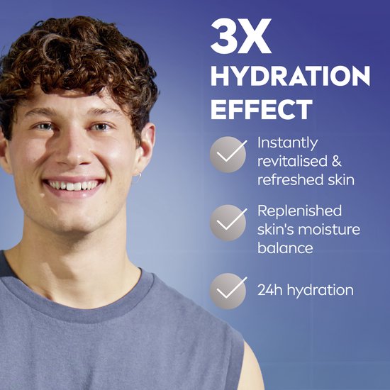 NIVEA MEN HYDROCARE Baume après-rasage - Baume - Hydrate pendant 24 h - Baume après-rasage - 100 ml