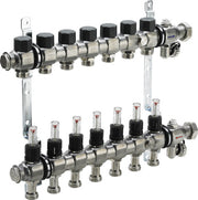 Distributeur de chauffage Viega Fonterra 1005 - 3 groupes - acier inoxydable