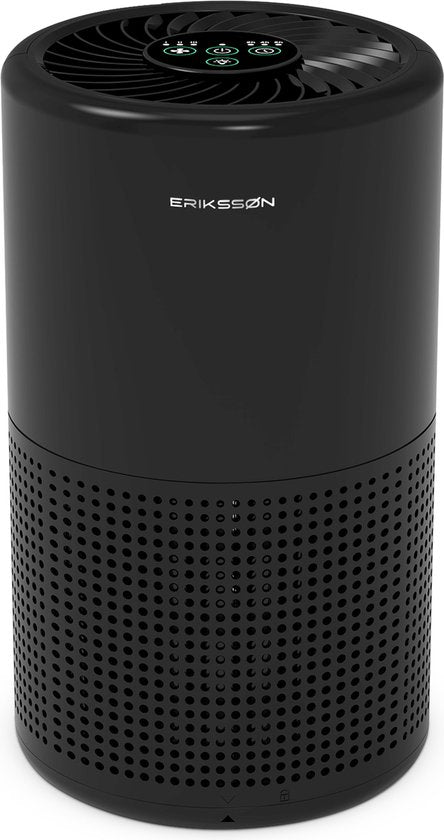 Erikssøn Air Purifier Prime - 70 m3/h - Contre les acariens, le rhume des foins, les allergies, la poussière - Avec filtre HEPA 13 + filtre à charbon - Purificateur d'air - Clean Air