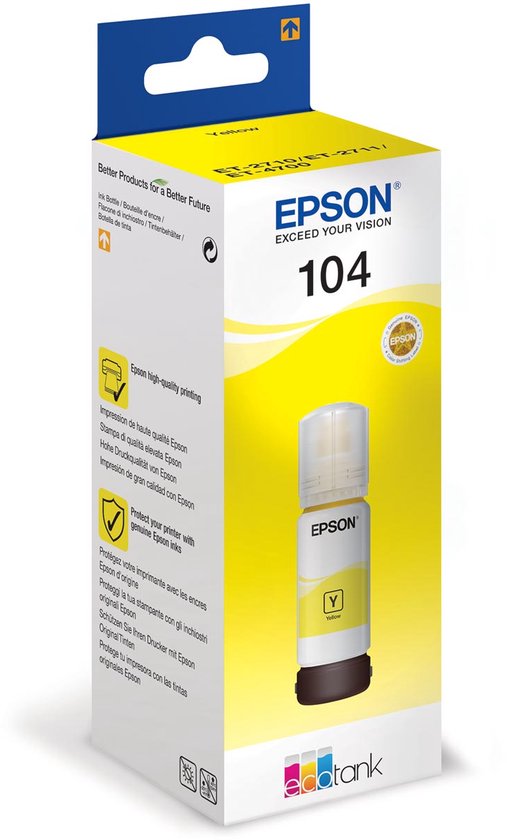 Epson 104 EcoTank - Flacon d'encre / Jaune